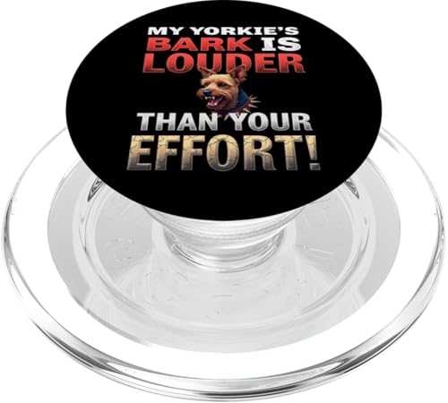 Lustiges Geschenk für Yorkshire Terrier Hundebesitzer PopSockets PopGrip für MagSafe Lustiges Geschenk für Yorkshire Terrier Hundebesitzer PopSockets PopGrip für MagSafe von Yorkshire Terrier Fun Designs