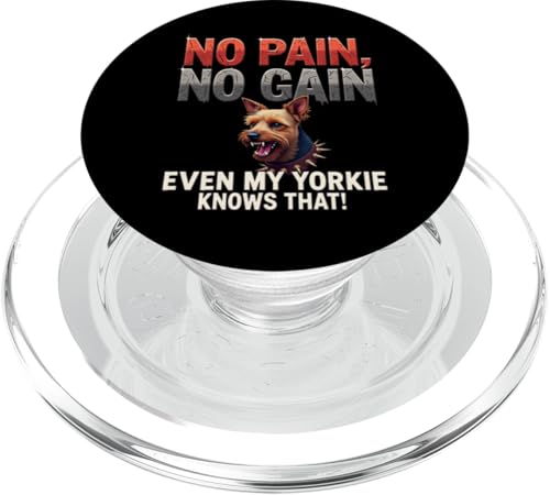 Lustiges Geschenk für Yorkshire Terrier Hundebesitzer PopSockets PopGrip für MagSafe Lustiges Geschenk für Yorkshire Terrier Hundebesitzer PopSockets PopGrip für MagSafe von Yorkshire Terrier Fun Designs