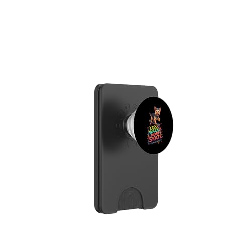 Lustiges Skateboard-Geschenk für Yorkshire Terrier Hundebesitzer PopSockets PopWallet für MagSafe Lustiges Skateboard-Geschenk für Yorkshire Terrier Hundebesitzer PopSockets PopWallet für MagSafe von Yorkshire Terrier Fun Designs