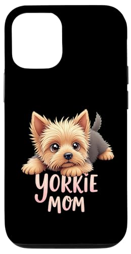 Yorkshire Terrier Mama Hund Yorkie Mama Süßer Welpe Hülle für iPhone 12/12 Pro von Yorkshire Terrier Fun Designs