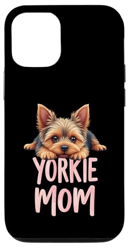 Yorkshire Terrier Mama Hund Yorkie Mama Süßer Welpe Hülle für iPhone 12/12 Pro von Yorkshire Terrier Fun Designs