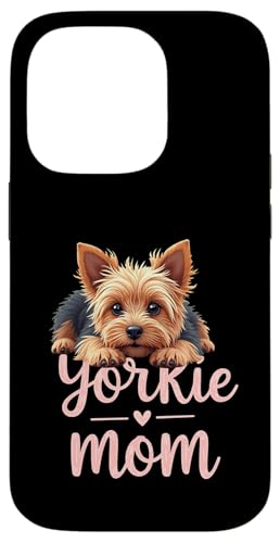 Yorkshire Terrier Mama Hund Yorkie Mama Süßer Welpe Hülle für iPhone 14 Pro von Yorkshire Terrier Fun Designs