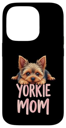 Yorkshire Terrier Mama Hund Yorkie Mama Süßer Welpe Hülle für iPhone 14 Pro von Yorkshire Terrier Fun Designs