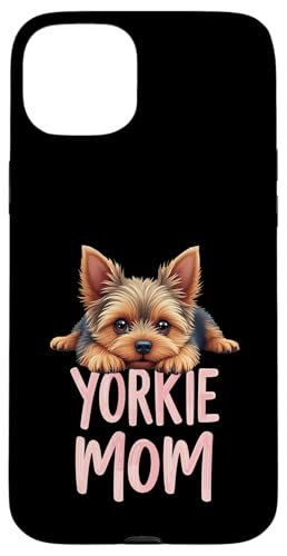 Yorkshire Terrier Mama Hund Yorkie Mama Süßer Welpe Hülle für iPhone 15 Plus von Yorkshire Terrier Fun Designs