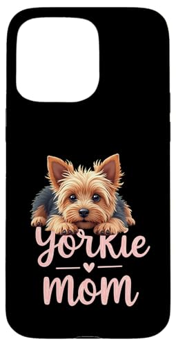 Yorkshire Terrier Mama Hund Yorkie Mama Süßer Welpe Hülle für iPhone 15 Pro Max von Yorkshire Terrier Fun Designs