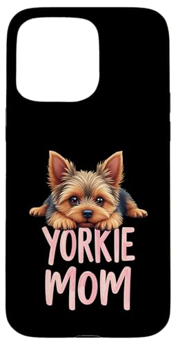 Yorkshire Terrier Mama Hund Yorkie Mama Süßer Welpe Hülle für iPhone 15 Pro Max von Yorkshire Terrier Fun Designs
