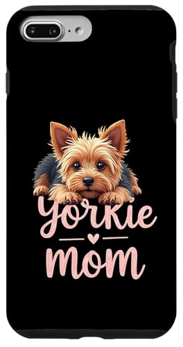 Yorkshire Terrier Mama Hund Yorkie Mama Süßer Welpe Hülle für iPhone 7 Plus/8 Plus von Yorkshire Terrier Fun Designs