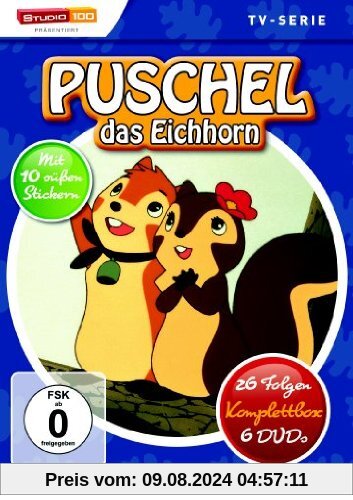 Puschel, das Eichhorn - 26 Folgen, Komplettbox [6 DVDs] von Yoshiyuki Kuroda