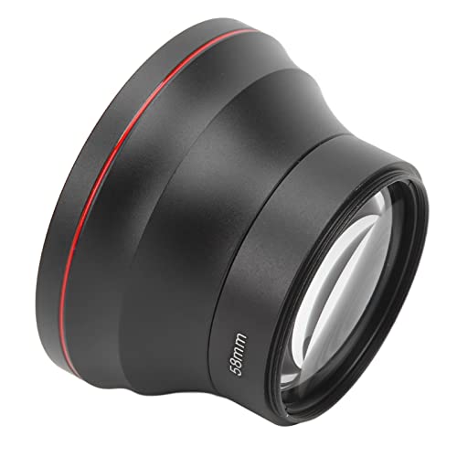 58 Mm 0,43-faches Weitwinkelobjektiv, Apertur-Kameraobjektive, Mehrschichtiges Beschichtungsdesign, Optisches Glas mit Makrovergrößerung, Universelle Konvertierung, 58 Mm 0,43-faches Weitwinkelobjektiv, Apertur-Kameraobjektive, Mehrschichtiges Beschichtungsdesign, Optisches Glas mit Makrovergrößerung, Universelle Konvertierung, von Yosoo Health Gear