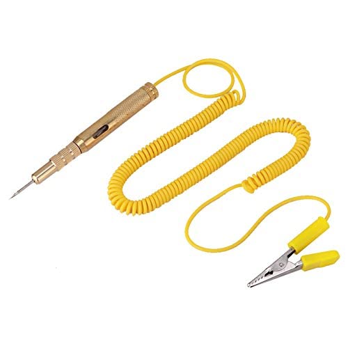 Circuit Tester Glühbirne, Auto Spannungstester DC Spannung Licht Tester Auto Stromkreis Tester Stift Auto Fahrzeug Stromkreis Tester DC 6V 12V 24V Glühbirne Spannung Test Pencil von Yosoo Health Gear