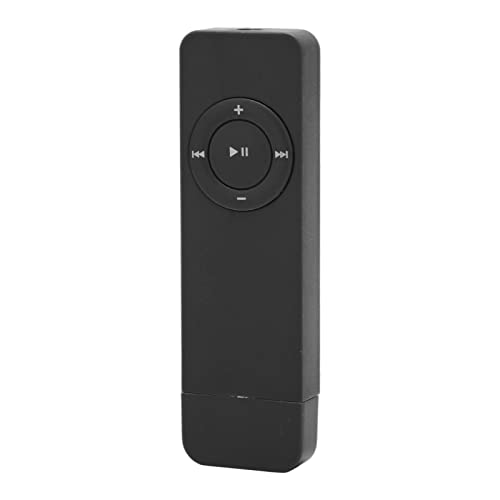 MP3-Musik-Player, MP3-Player, Tragbarer Musik-Player, MP3-Player Verlustfreie Soundunterstützung Bis zu 64 GB -Musik-Player für Studenten auf Reisen (Schwarz) von Yosoo Health Gear