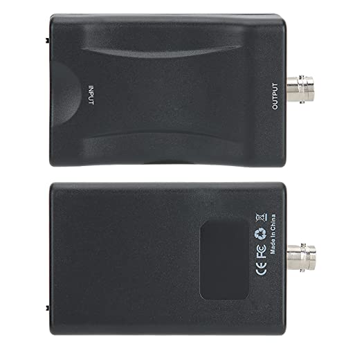 Schwarzer HDMI Zum BNC Video Converter Adapter, Weiblicher CVBS -Koaxialanschluss, HD 1080p -Ausgabe für Pal NTSC -Systeme, DVD -Rekorder, Überwachungskameras und DVRs Schwarzer HDMI Zum BNC Video Converter Adapter, Weiblicher CVBS -Koaxialanschluss, HD 1080p -Ausgabe für Pal NTSC -Systeme, DVD -Rekorder, Überwachungskameras und DVRs von Yosoo Health Gear