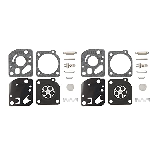 Vergaserdichtung Kit Kit Weast Premium Eisenpapier Gummi Material Rasenmäher Wartung Reparatur 2 Sätze GT2000 GT2150 GT2300GT SRM2305 2100 von Yosoo Health Gear