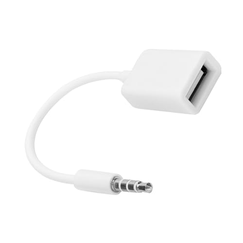 Yosoo Health Gear 3,5 Mm Männlicher Aux-Audio-Stecker, Klinke auf USB-Buchse, Konverter-Adapter, USB auf Aux-Audio-Konverter-Kabel, Adapter, Auto-Stereo-Kabel für Auto-Audio, MP3-CD-Player, von Yosoo Health Gear
