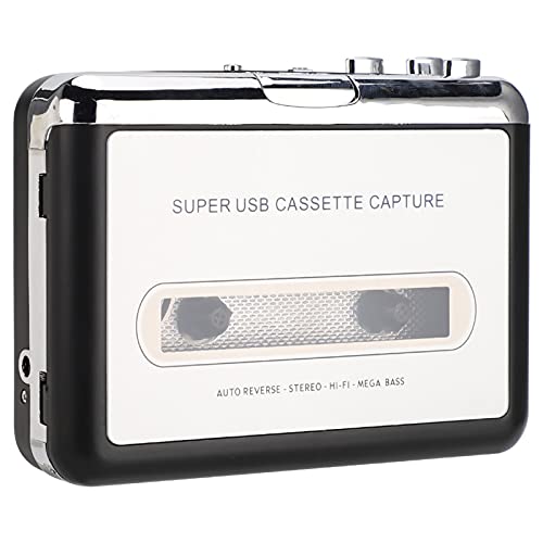 Yosoo Health Gear Kassetten Band Zum CD-Konverter über USB, Tragbarer Kassetten Spieler Capture Audio Musik Konvertieren Walkman Tape in MP3-Format, Kompatibel mit Laptop und Personal Computer von Yosoo Health Gear