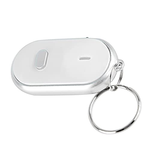 Yosoo Health Gear Whistle Key Finder, Anti-Lost Keychain Key Finder Locator Voice Control Item Locator mit Schlüsselanhänger(Weiß) von Yosoo Health Gear