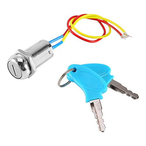 2-Draht-Zündung Key Switch Lock ATV Elektro Scooter Moped Go Kart Moto Pocket Dirt Bike von Yosoo