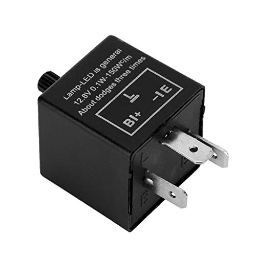 Blinkrelais Einstellbar, 12v 3-poliges Elektronisches Blinkrelais, Einstellbares Blinkrelais, Blinkrelais Für Led-blinker Blinkrelais Einstellbar, 12v 3-poliges Elektronisches Blinkrelais, Einstellbares Blinkrelais, Blinkrelais Für Led-blinker von Yosoo Health Gear