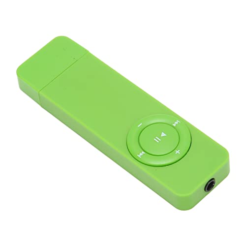 MP3-Musik-Player, Mini-MP3-Player, Tragbarer Musik-Player, MP3-Player Verlustfreie Soundunterstützung Bis zu 64 GB Mini-Musik-Player für Studenten auf Reisen (Grün) von Yosoo Health Gear
