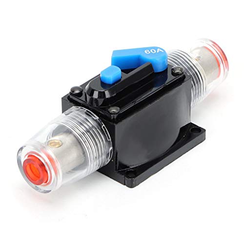 Schutzschalter, Auto 12V 60 Ampere Auto Boot Audio Manueller Reset Schutzschalter Schalter Sicherung Unterstützung für 60 Ampere Schutzschalter 60 Ampere Schutzschalter Auto Schutzschalter Schutzschal von Yosoo