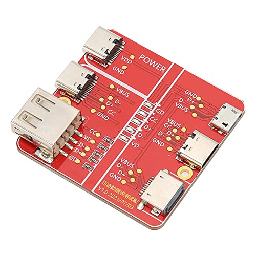 USB Kabel Tester, Genaue Ladetestkarte, USB Kabel Triad Tester, 3 in 1 Datenkabel Testgerät Genaues Typ C Mikro für Schnittstelle von Yosoo Health Gear