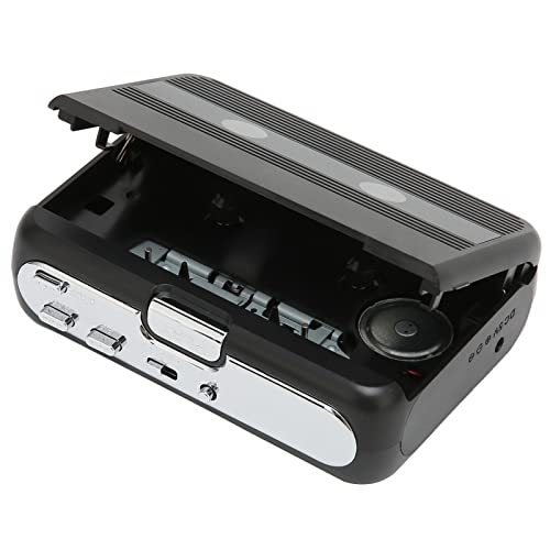 Walkman Kassettenspieler, Kabelloser Kassettenspieler, TON007B Bluetooth-Kassettenspieler mit Kopfhörer-Auto-Reverse-Funktion, Stereo-Kassettenspieler (Schwarz) von Yosoo