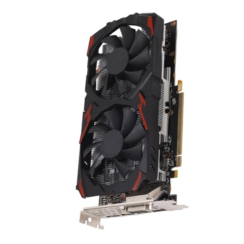 Yosoo RX 580 8 GB 256BIT Gaming-Grafikkarte mit Zwei Lüftern für Desktop-PCs (580 8G D5) von Yosoo