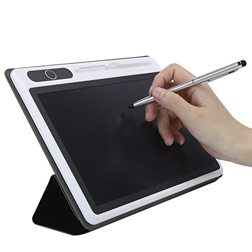 Yosoo Schreibtablett, Elektronischer Notizblock, LCD-Tablet, Zeichenblock, Geschäftsbedarf, Handmalwerkzeug, 9 Zoll (Rot (mit Lederetui)) von Yosoo