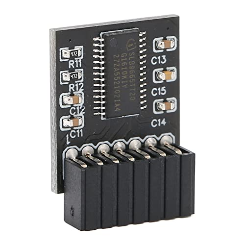 Yosoo Tpm Modul 14 Pol, Tpm 2.0 Verschlüsselungssicherheitsmodul 14Pin LPC Schnittstelle Remote Kartenverschlüsselungs Sicherheitsmodul für ASUS 14Pin LPC Tpm 2.0 von Yosoo