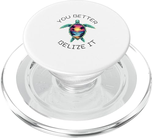 You Better Belize It Lustiges Souvenir Belize Urlaub PopSockets PopGrip für MagSafe You Better Belize It Lustiges Souvenir Belize Urlaub PopSockets PopGrip für MagSafe von You Better Belize It Funny Belize Vacation