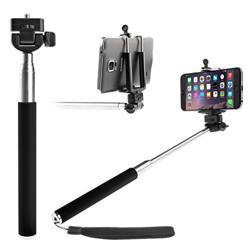 Yousave Accessories Selfie Stange – Handheld Teleskop Einbeinstativ mit Handy Halter von YouSave