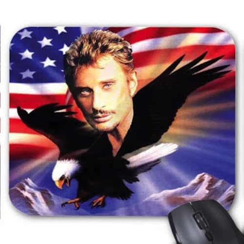 Personalisierbares Mauspad Johnny Hallyday Personalisierbares Mauspad Johnny Hallyday von Youdesign