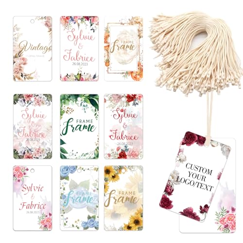 Personalisierte Geschenkanhänger, personalisierbar, personalisierbar, Ihr Logo/Text, kleine Karte, Party-Dekoration, Papier, Geschenk-Etiketten für Business, Geburtstag, Hochzeit Personalisierte Geschenkanhänger, personalisierbar, personalisierbar, Ihr Logo/Text, kleine Karte, Party-Dekoration, Papier, Geschenk-Etiketten für Business, Geburtstag, Hochzeit von Youdian
