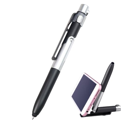 Youding Kapazitiver Stift für Telefon, kapazitiver Kugelschreiber | kapazitiver Stift für Touchscreen mit Halterung für Handy | Multifunktional mit LED-Licht für Computer, von Youding