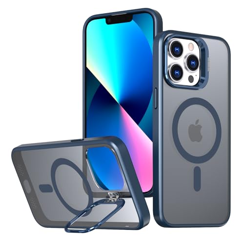 Youery für iPhone 14 Pro Max Hülle für MagSafe mit Ständer,Handyhülle, integrierter Versteck Ständer Handyhülle,Kratzfeste Rückseite,für iPhone 14 Pro Max Case Magnetische Stoßfest Schutzhülle Cover von Youery