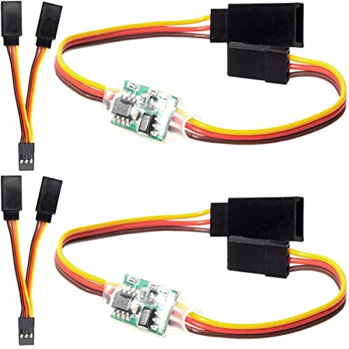 Youmile 2 Stück Servo Reverser Servo Signal Reverser Modul 3,6 V - 24 V 5 A Rotation Inverter Lenkgetriebe JR Servo Stecker mit Servo 1 bis 2 Y Kabelbaum Stecker auf Buchse Verlängerungskabel Youmile 2 Stück Servo Reverser Servo Signal Reverser Modul 3,6 V - 24 V 5 A Rotation Inverter Lenkgetriebe JR Servo Stecker mit Servo 1 bis 2 Y Kabelbaum Stecker auf Buchse Verlängerungskabel von Youmile