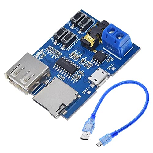 Youmile TF Card U Disk MP3 Format Decoder Board 5V Verstärker Audio Decoding Player Modul mit Micro USB Kabel von Youmile