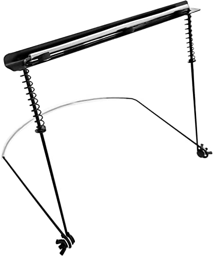 Mundharmonika-Halter, mit verstellbarer Hals-Halterung, Schwarz (24 Löcher) von Young Wolf