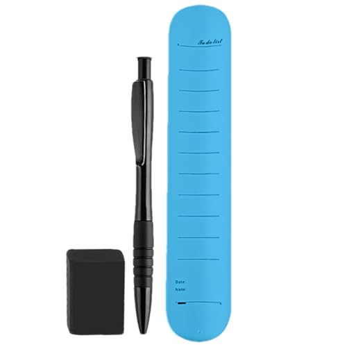 Youngwier Handgelenk Memo Pad, Memo Slap Armbänder | Tragbares Armband Notizblock mit Stift und Radiergummi - Wiederverwendbares Silikon -Armband für Planer -Aufgaben Arbeit Reminder Fitness Tracking von Youngwier