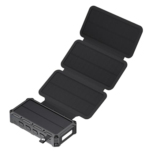 Youngwier Solar Powerbank,Schnellladefunktion & LED-Leuchte - Integrierte SOS-Alarmfunktion &, Kabellose Powerbank Für Damen Und Herren Youngwier Solar Powerbank,Schnellladefunktion & LED-Leuchte - Integrierte SOS-Alarmfunktion &, Kabellose Powerbank Für Damen Und Herren von Youngwier