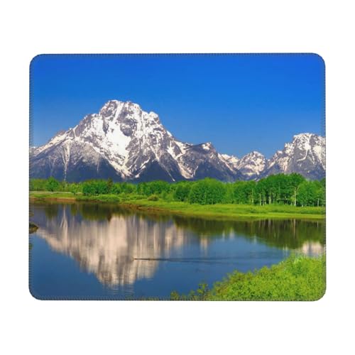 Mauspad mit schöner Landschaft, rutschfestes Mauspad für Gaming-Mauspad, bequem, langlebig, Schreibtischunterlage mit genähten Kanten, Mauspads für Zuhause, Büro, Schreibkräfte Mauspad mit schöner Landschaft, rutschfestes Mauspad für Gaming-Mauspad, bequem, langlebig, Schreibtischunterlage mit genähten Kanten, Mauspads für Zuhause, Büro, Schreibkräfte von YoupO