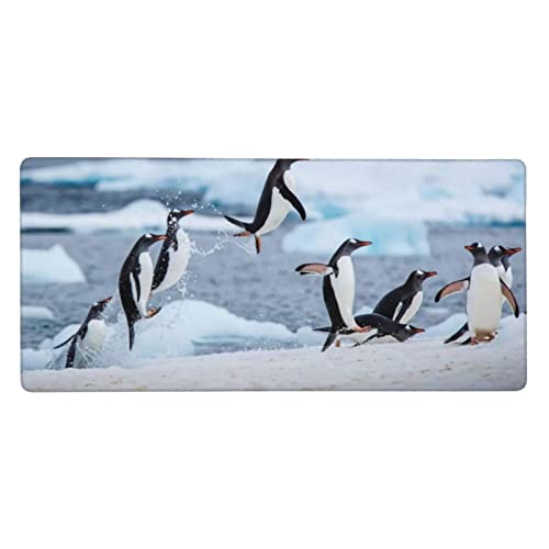 Snow Mountain Pinguin Extended Large Mouse Pad 90 x 40 x 0.3cm Mousepad for Durable Non-Slip Natural Rubber Base Gaming Computer Mouse Mat for Office Gamer Home Snow Mountain Pinguin Extended Large Mouse Pad 90 x 40 x 0.3cm Mousepad for Durable Non-Slip Natural Rubber Base Gaming Computer Mouse Mat for Office Gamer Home von YoupO