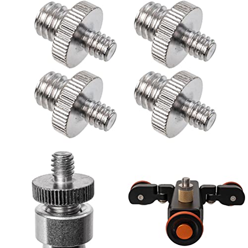 1/4"-20 auf 3/8"-16 Außengewinde Adapter Schraube, 4 Pack, beidseitig männliche Stecker auf Stecker Adapter, Reduzierhülsen, Schraubadapter, Stativ Schraube, für Tripod, Leuchte, Kamera Zubehör DSLR 1/4"-20 auf 3/8"-16 Außengewinde Adapter Schraube, 4 Pack, beidseitig männliche Stecker auf Stecker Adapter, Reduzierhülsen, Schraubadapter, Stativ Schraube, für Tripod, Leuchte, Kamera Zubehör DSLR von Your Day Mate