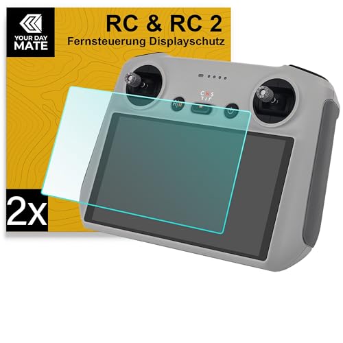 Displayschutzfolie für Fernbedienung, 2 Pack, kompatibel mit DJI RC, DJI RC 2, Sender Display Schutzglas kristallklar, Schutzfolie Screen Remote Controller, Fernsteuerung Bildschirm Schutz Klebefolie Displayschutzfolie für Fernbedienung, 2 Pack, kompatibel mit DJI RC, DJI RC 2, Sender Display Schutzglas kristallklar, Schutzfolie Screen Remote Controller, Fernsteuerung Bildschirm Schutz Klebefolie von Your Day Mate