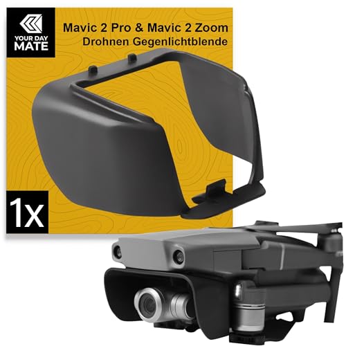 Drohnen Kamera Gegenlichtblende, kompatibel mit DJI Mavic 2 Pro und 2 Zoom, in Schwarz, Sonnenschutz gegen Streulicht, Abdeckung Gegenlicht Blende Schutz, Kameraschutz Linse Filter Drone Set Drohnen Kamera Gegenlichtblende, kompatibel mit DJI Mavic 2 Pro und 2 Zoom, in Schwarz, Sonnenschutz gegen Streulicht, Abdeckung Gegenlicht Blende Schutz, Kameraschutz Linse Filter Drone Set von Your Day Mate