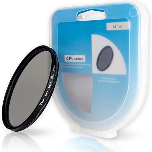 Polfilter CPL, Ø 37 mm, minimiert störende Lichtreflexionen, verbessert optische Klarheit und Farbtreue, Zirkularer Polarisationsfilter in Aluminiumfassung, Kamera Filter, Schutzfilter Polarisation Polfilter CPL, Ø 37 mm, minimiert störende Lichtreflexionen, verbessert optische Klarheit und Farbtreue, Zirkularer Polarisationsfilter in Aluminiumfassung, Kamera Filter, Schutzfilter Polarisation von Your Day Mate