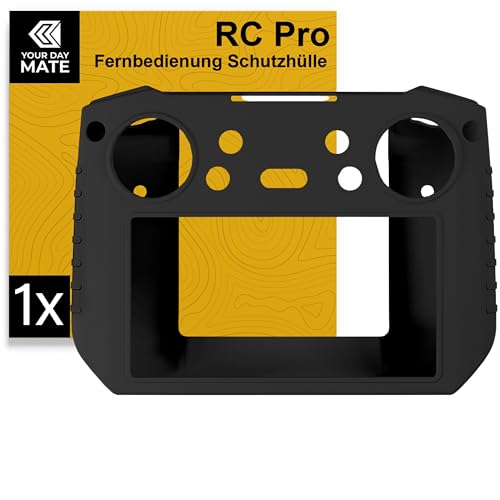 Schutzhülle für Drohnen Fernbedienung, kompatibel mit DJI RC Pro Fernsteuerung, 1 Stück, in Schwarz, aus Silikon, Schutz Remote Controller Drone, Radio RC-Fernbedienung Schutzabdeckung, Silikonhülle von Your Day Mate