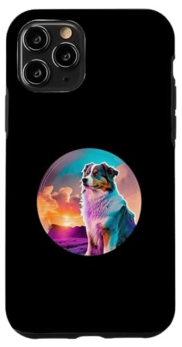 Australian Shepherd mit einer Vintage-80er-Ästhetik Hülle für iPhone 11 Pro Australian Shepherd mit einer Vintage-80er-Ästhetik Hülle für iPhone 11 Pro von Your Favorite Dog in Synthwave Aesthetic