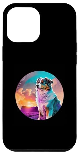 Australian Shepherd mit einer Vintage-80er-Ästhetik Hülle für iPhone 12 Pro Max Australian Shepherd mit einer Vintage-80er-Ästhetik Hülle für iPhone 12 Pro Max von Your Favorite Dog in Synthwave Aesthetic