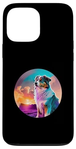 Australian Shepherd mit einer Vintage-80er-Ästhetik Hülle für iPhone 13 Pro Max Australian Shepherd mit einer Vintage-80er-Ästhetik Hülle für iPhone 13 Pro Max von Your Favorite Dog in Synthwave Aesthetic